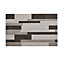 Cimenti Grey Matt Ceramic Wall Tile, Pack of 10, (L)400mm (W)250mm