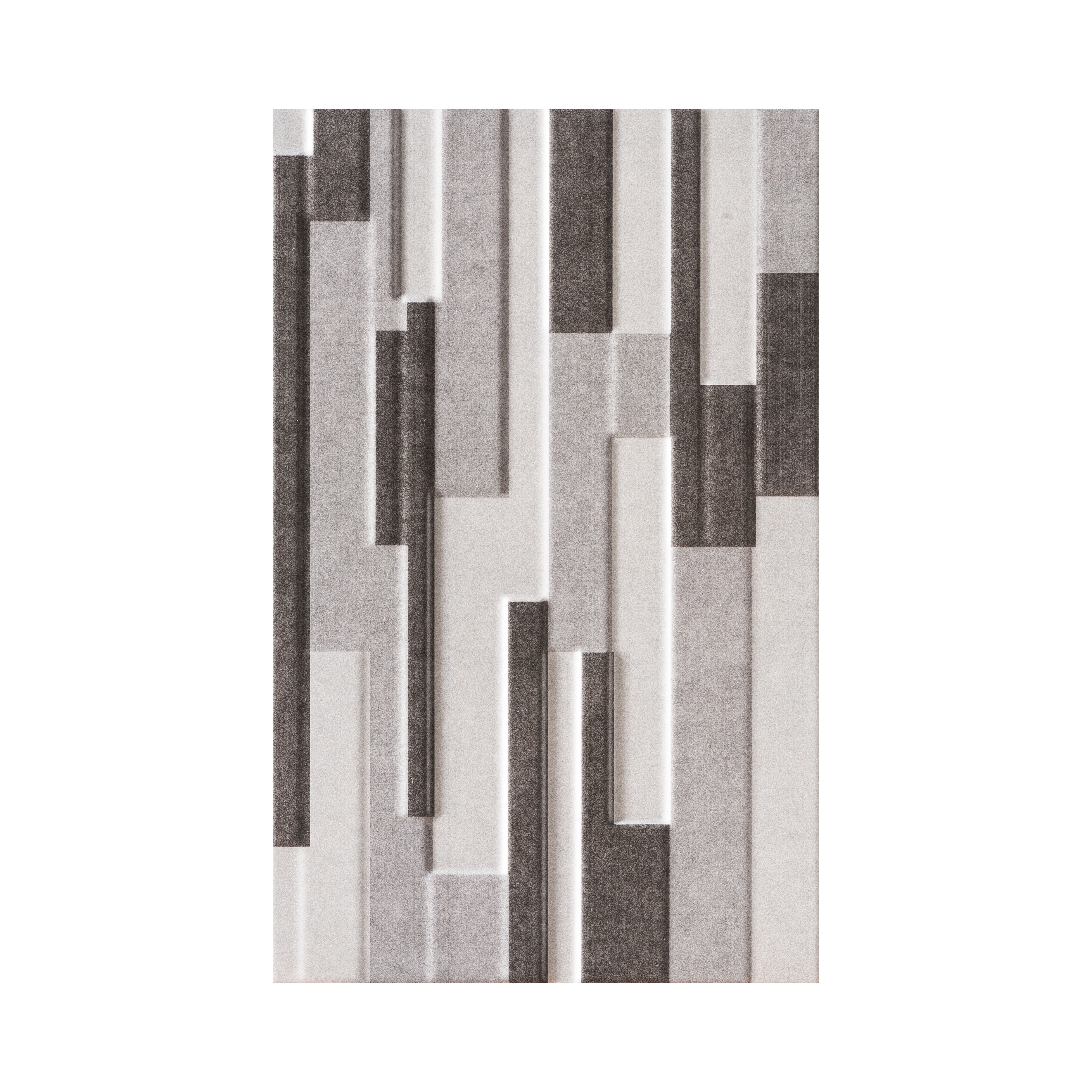 Cimenti Grey Matt Flat Ceramic Indoor Wall Tile, Pack of 10, (L)402.4mm (W)251.6mm