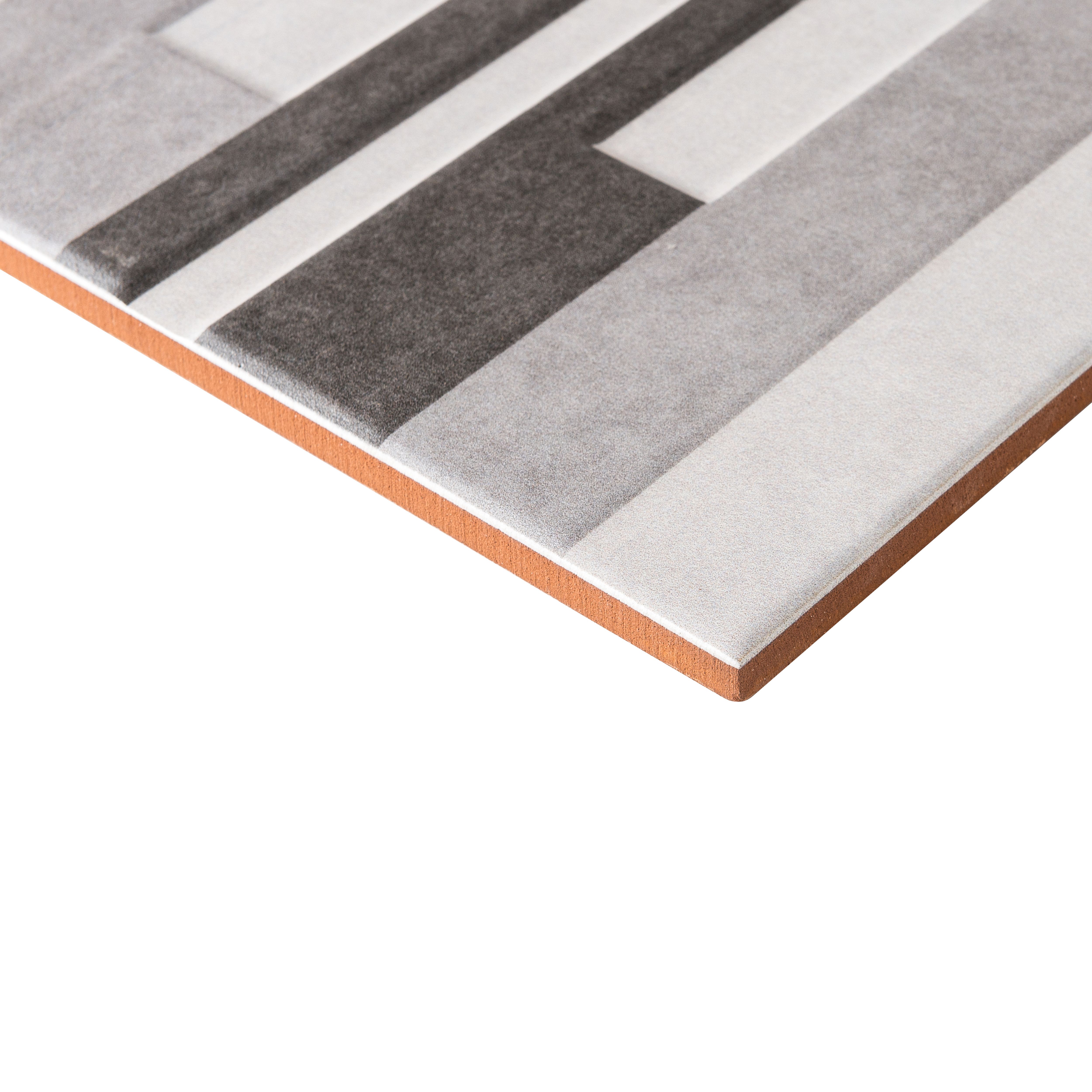 Cimenti Grey Matt Flat Ceramic Indoor Wall Tile - 3