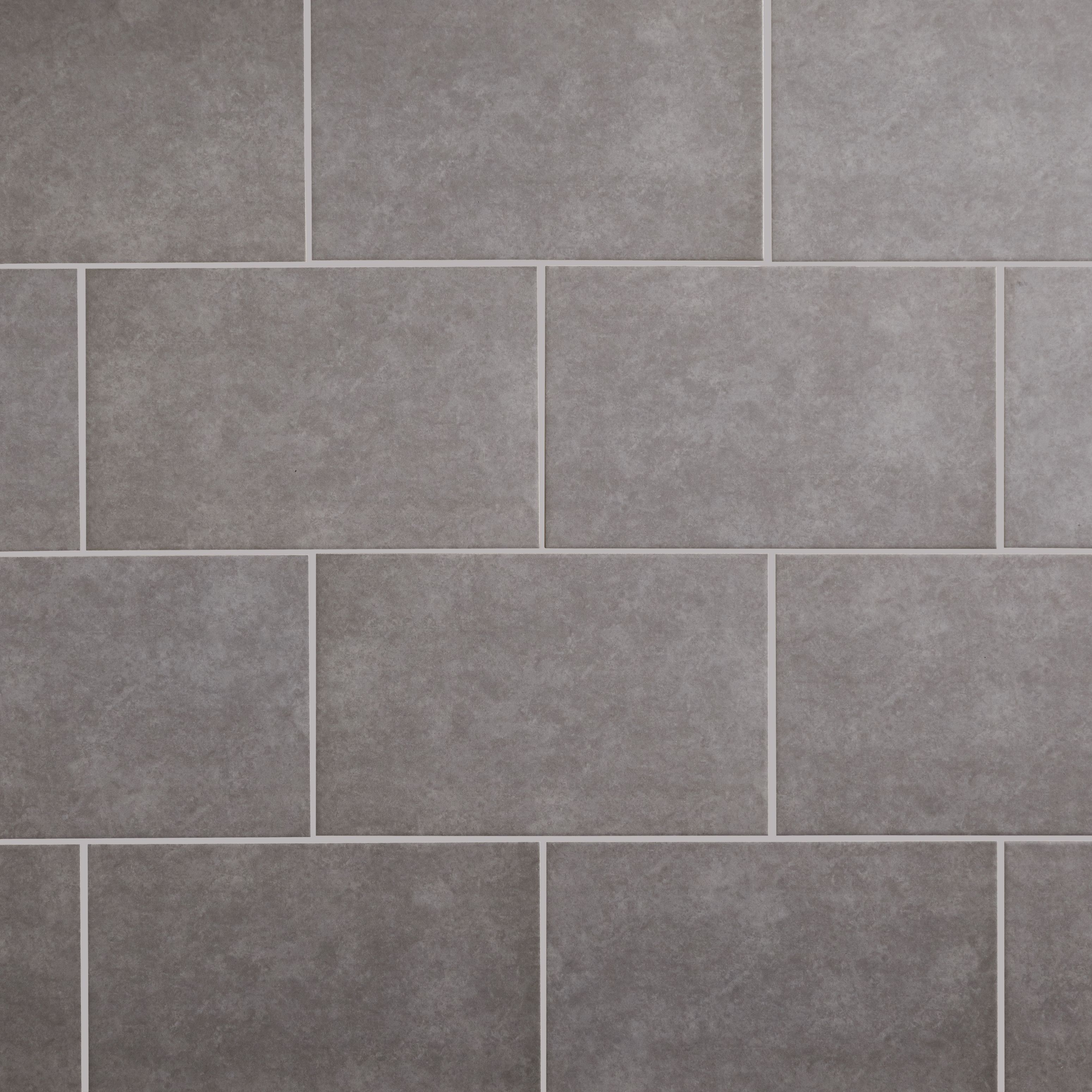 Cimenti Grey Matt Flat Ceramic Wall Tile - 4