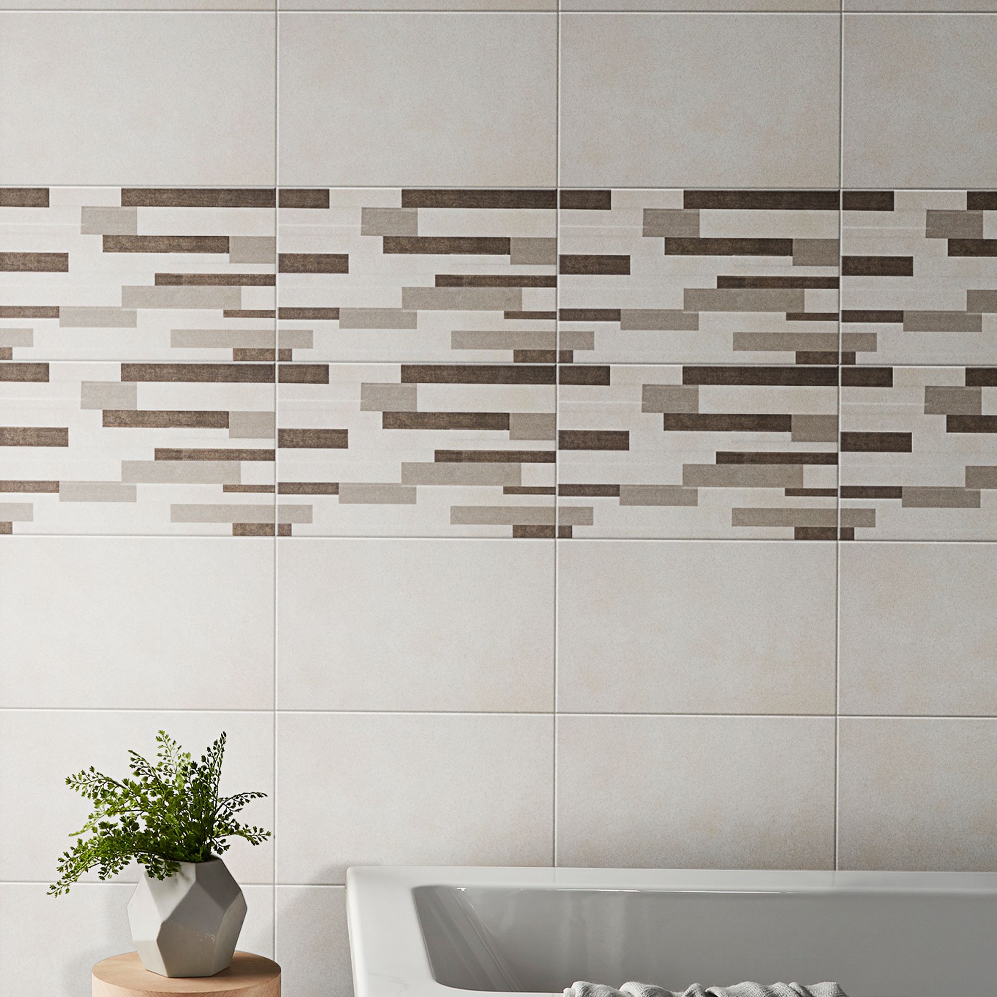 Cimenti Ivory Matt Flat Ceramic Indoor Wall Tile - 6