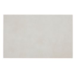 Cimenti Ivory Matt Flat Ceramic Wall Tile, Pack of 10, (L)402.4mm (W)251.6mm