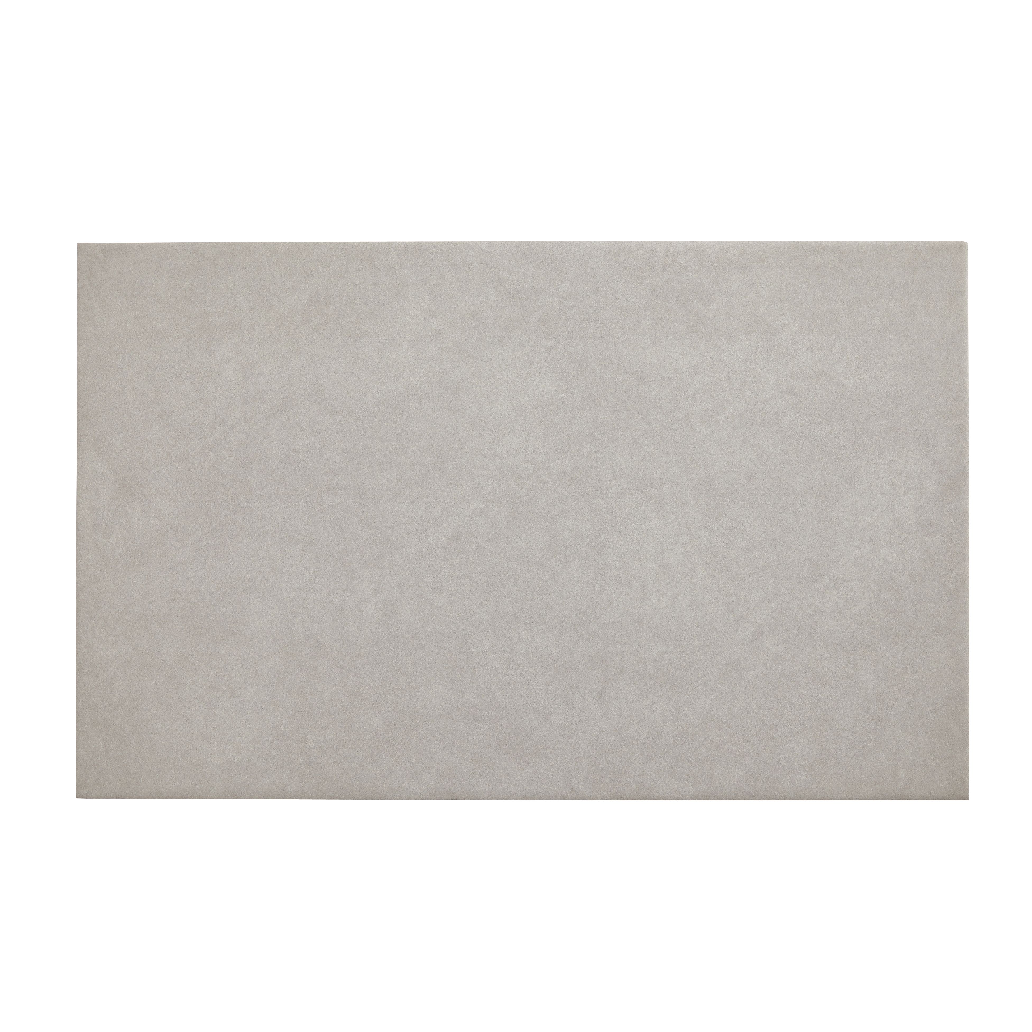 Cimenti Light grey Matt Plain Ceramic Indoor Wall Tile, Pack of 10, (L)402.4mm (W)251.6mm