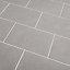 Cimenti Light grey Matt Plain Ceramic Indoor Wall Tile, Pack of 10, (L)402.4mm (W)251.6mm