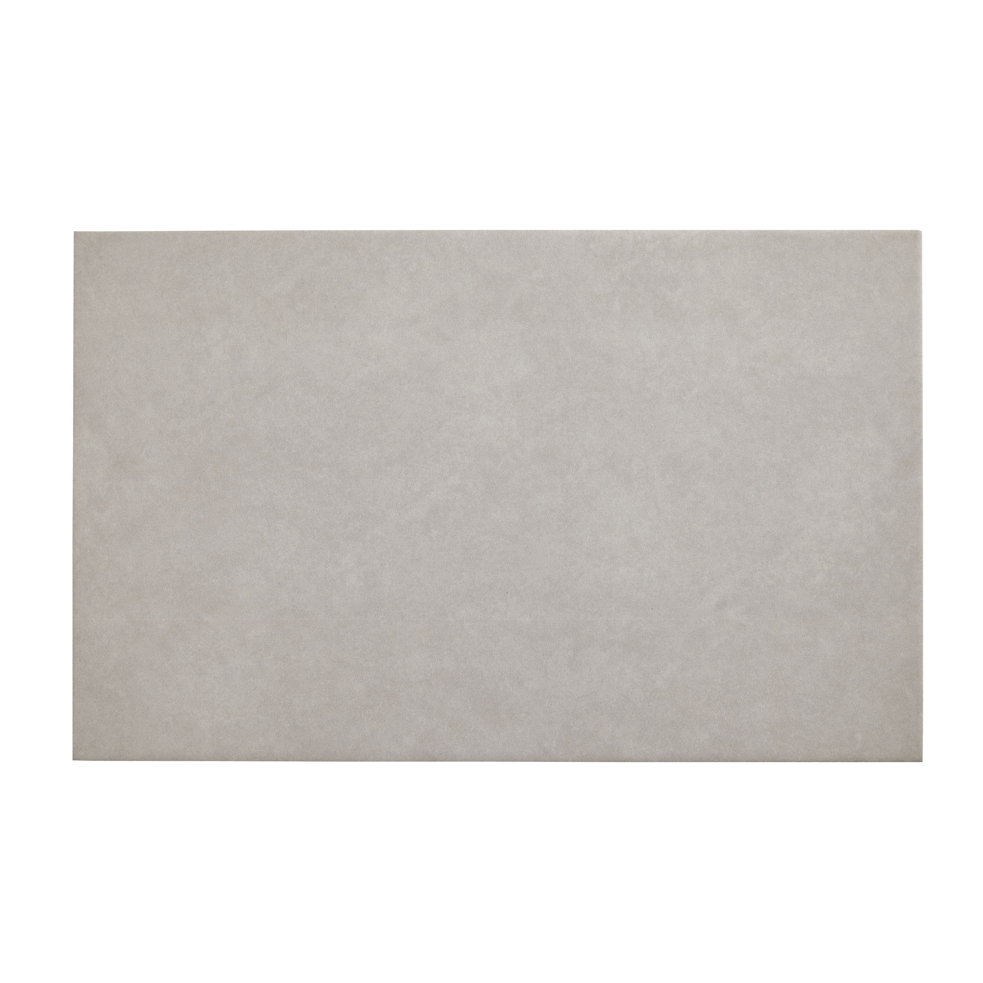 Cimenti Light grey Matt Plain Ceramic Wall Tile, Pack of 10, (L)402.4mm (W)251.6mm