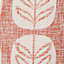 Cinnabar red Wheat stalks Cushion (L)50cm x (W)50cm