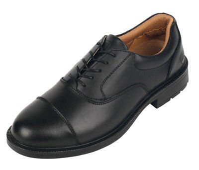 City Knights Black Safety shoes, Size 10