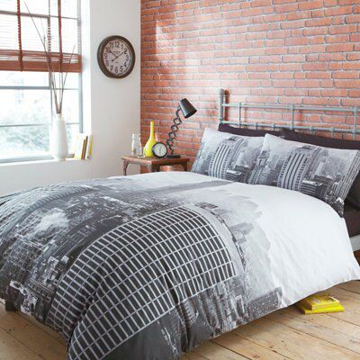 Cityscape Empire State Black Single Bedding set
