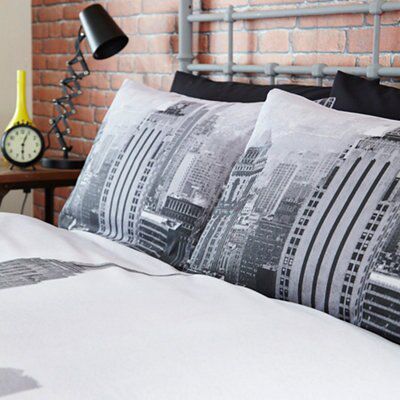 Cityscape Empire State Black Single Bedding set