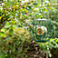 CJ Wildlife Plastic & steel Green Horizontal Bird feeder 1.3L