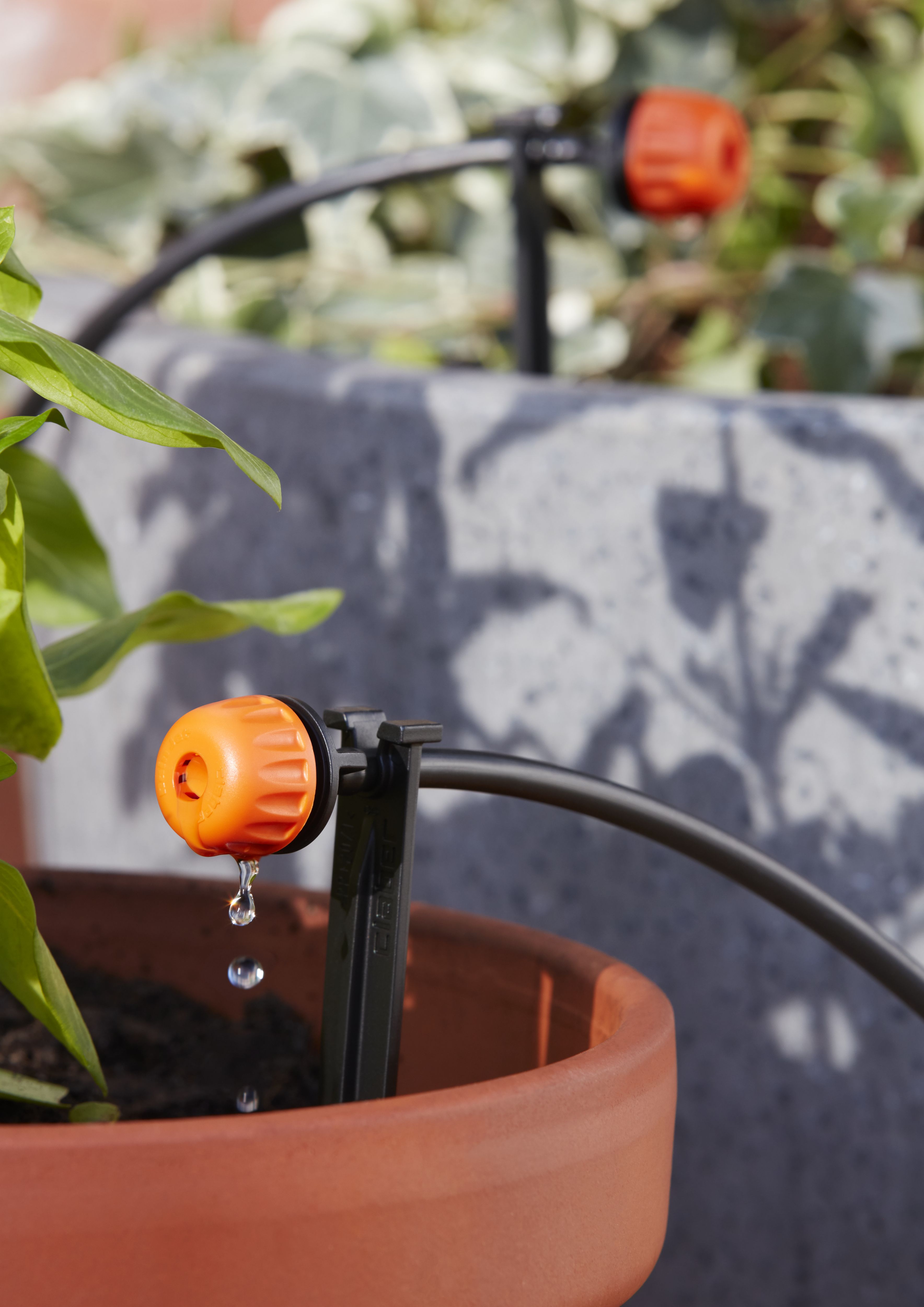 Claber Rainjet Drip 20 - Kit D'Arrosage Goutte à Goutte Pour 20 Pots
