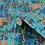 Clarissa Hulse Canopy Peacock Blue Smooth Wallpaper