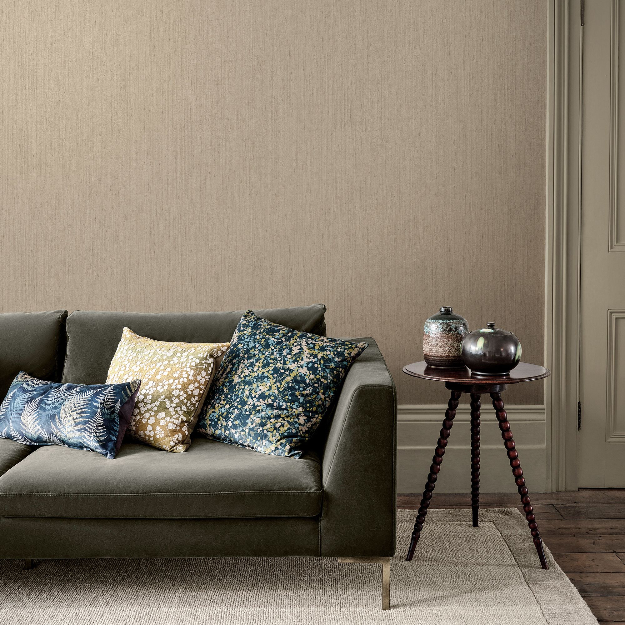 Clarissa Hulse Tisbury Mother of Pearl effect Smooth Wallpaper