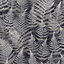 Clarissa Hulse Woodland Fern Charcoal Smooth Wallpaper