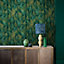 Clarissa Hulse Woodland Fern Emerald Smooth Wallpaper