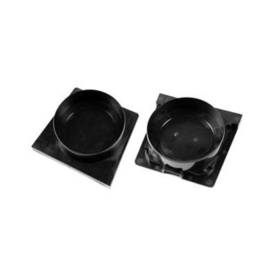 Clark Polypropylene Outlet endcap pair, Pair of 2