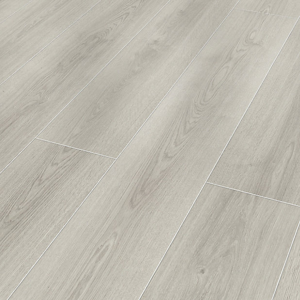 Classen Milano Grey Oak Effect Laminate, Laminate Tile Flooring Kitchen B Q