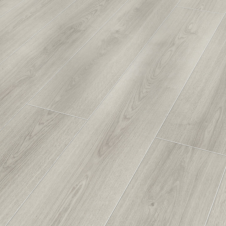 Classen Milano Grey Oak Effect Laminate Flooring 1 49m² Pack Of 6 Diy At B Q - Home Decor Brand Laminate Flooring Reviews