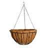 Classic Black Round Wire Hanging basket, 40.64cm