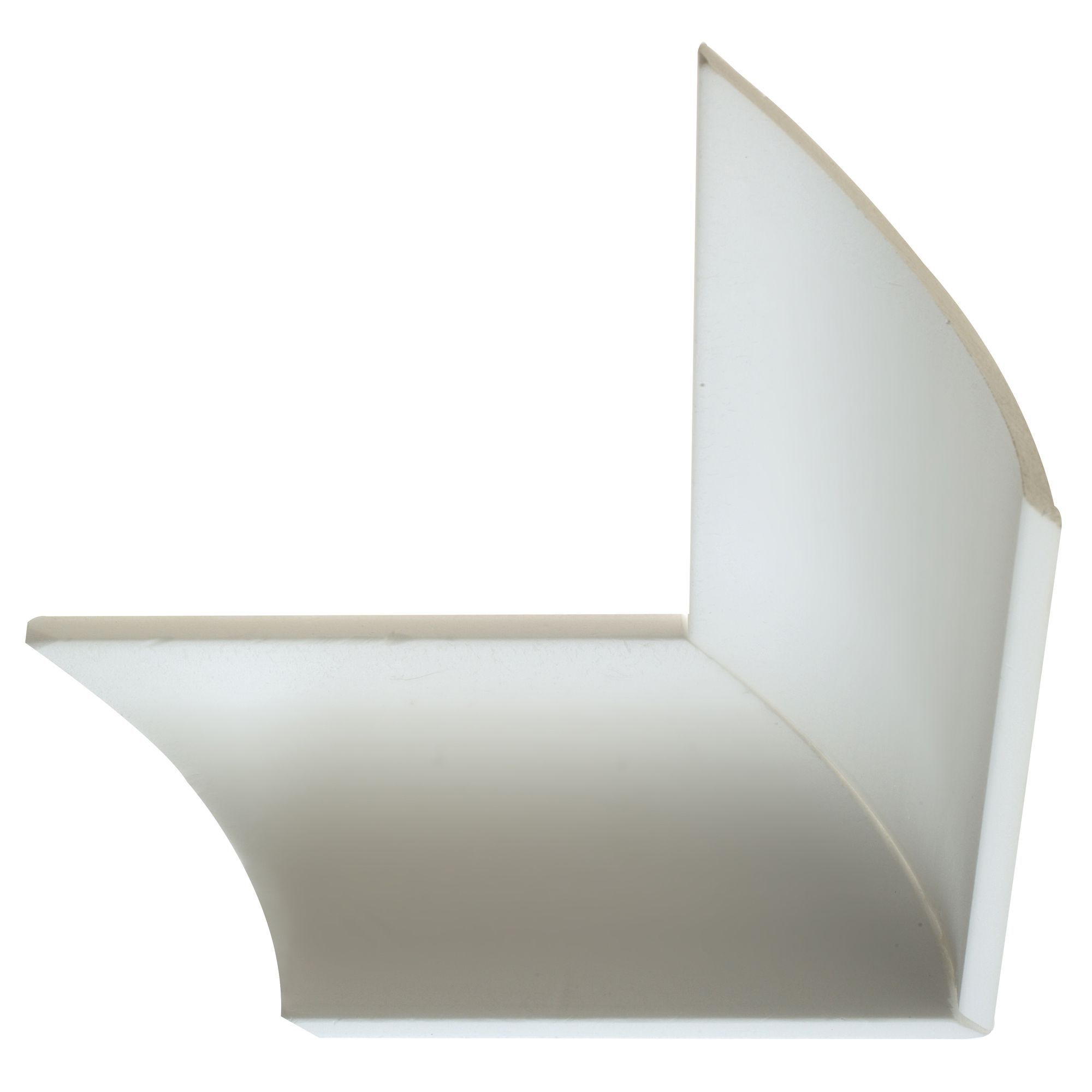 Classic C-shaped Polystyrene Internal & external Coving corner (L)180mm (W)100mm, Pack of 2