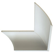 Classic C-shaped Polystyrene Internal & external Coving corner (L)180mm (W)70mm, Pack of 2