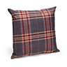 Claudette Tartan Blue & red Cushion (L)45cm x (W)45cm