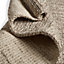 Claudine Thick knit Grey Rug 170cmx120cm