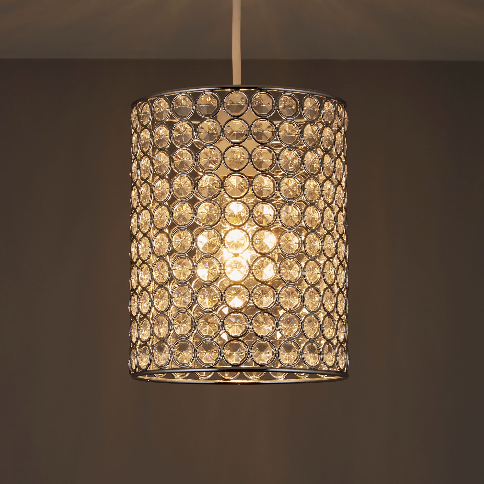 Clear beaded light deals shade