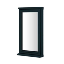Clear Double glazed Anthracite grey Timber Left-handed Window, (H)1045mm (W)625mm