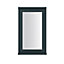 Clear Double glazed Anthracite grey Timber Left-handed Window, (H)745mm (W)625mm