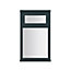 Clear Double glazed Anthracite grey Timber Top hung Window, (H)1045mm (W)625mm