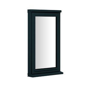 Clear Double glazed Anthracite grey Timber Top hung Window, (H)1045mm (W)625mm