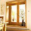 Clear Glazed External Door set, (H)2100mm (W)1200mm