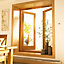 Clear Glazed External Door set, (H)2100mm (W)1200mm