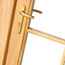 Clear Glazed External Door set, (H)2105mm (W)1500mm