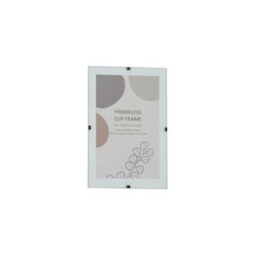 Clear Non-framed Clip picture frame (H)15.5cm x (W)10.5cm