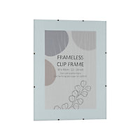 Clear Non-framed Clip picture frame (H)40.5cm x (W)30.5cm