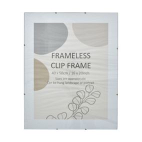Clip frames, no glare plastic glass - cm 50x60
