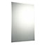 Clear Rectangular Bevelled Frameless Mirror (H)90cm (W)60cm