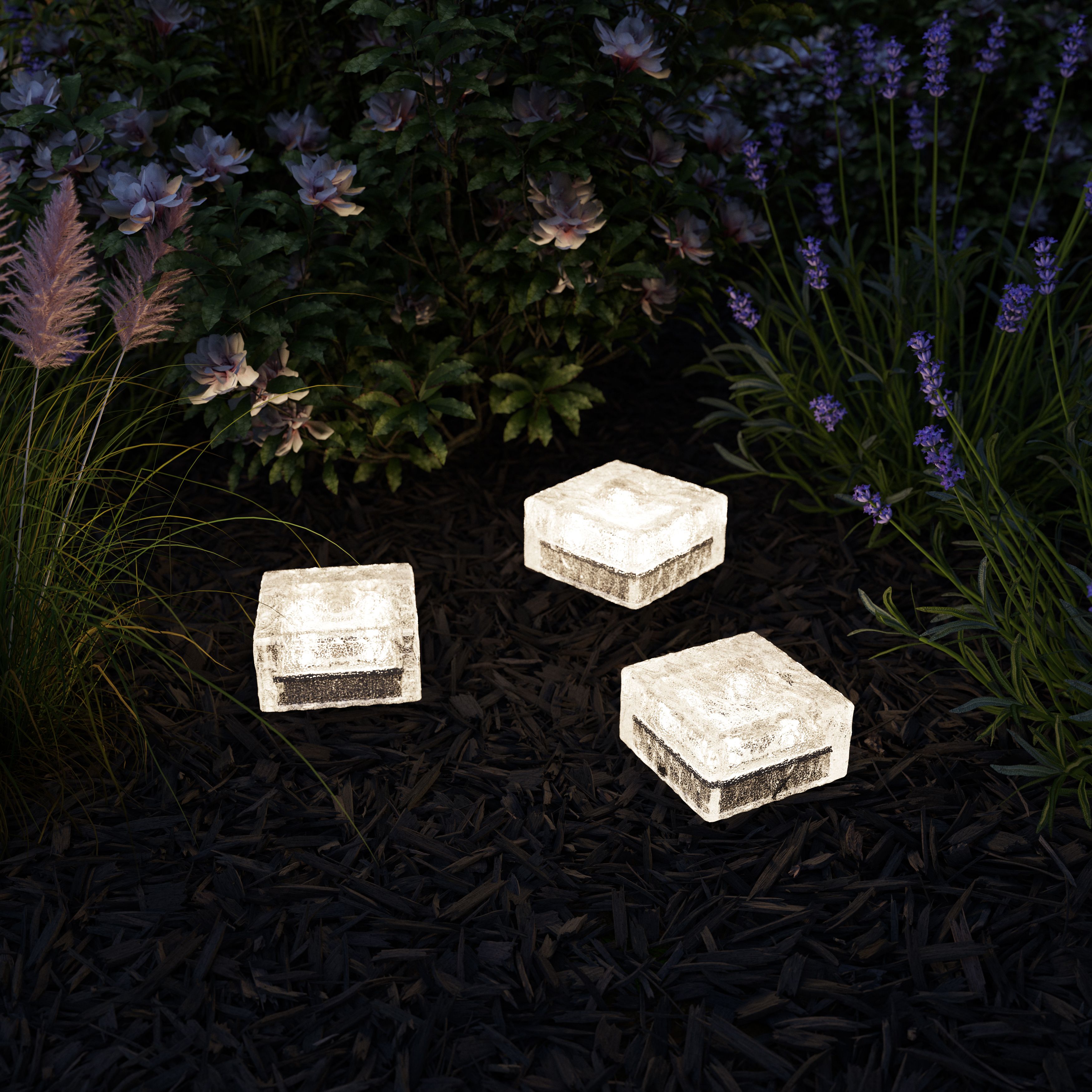 Solar brick lights b&q sales