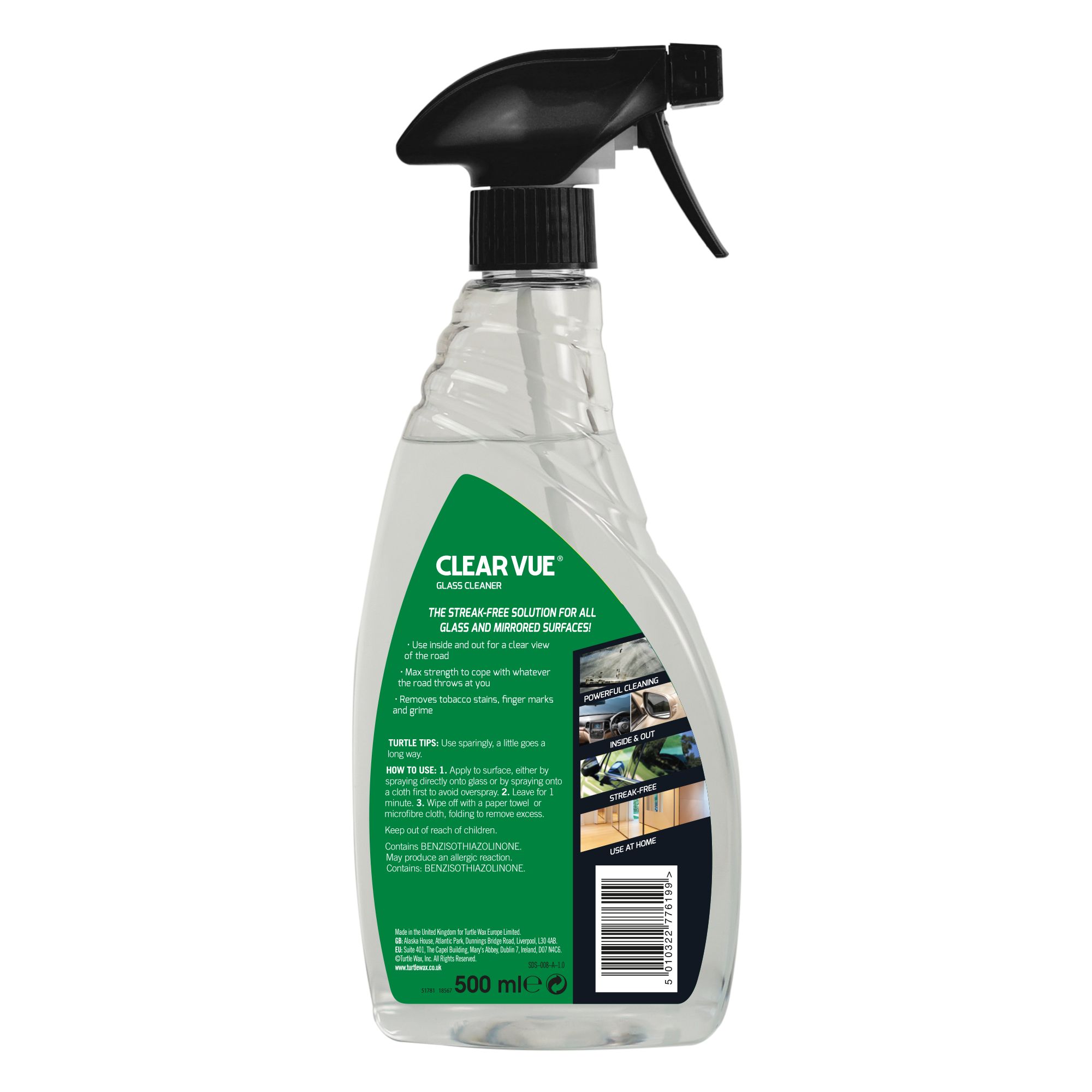 Clear Vue Glass Cleaner 500ml