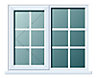Clear White uPVC Right-handed Window, (H)970mm (W)1190mm