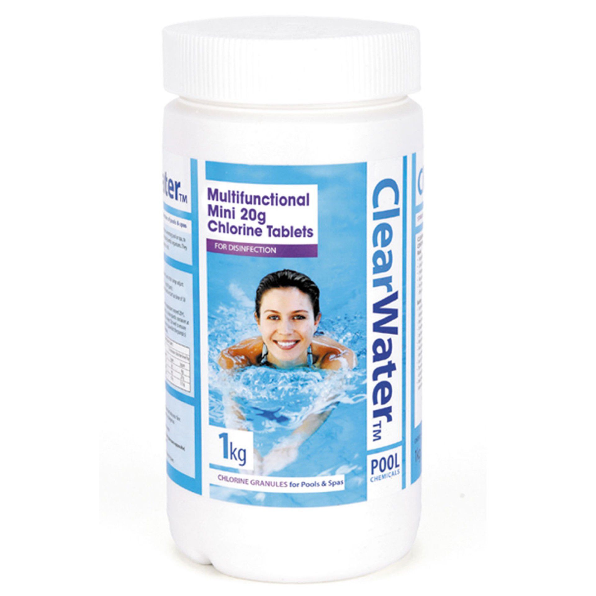 Clearwater 20g Chlorine tablets, Pack of 50