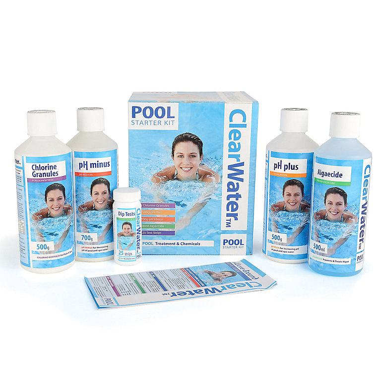 Bestway New Clearwater Pool/SPA Starter Kit Full Set Water Treatment & Testing Chemicals 5031470057381 