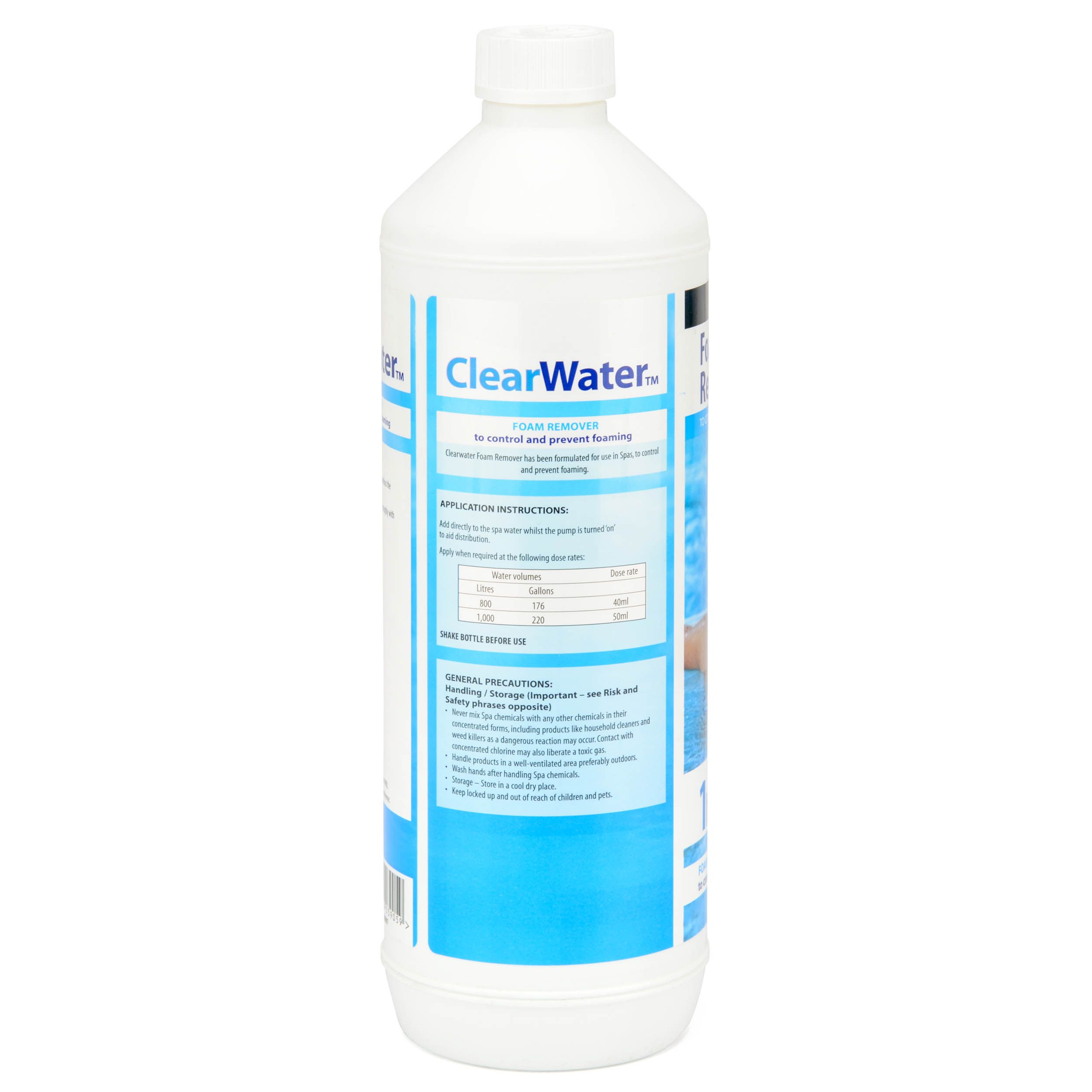 Clearwater Pool & spa Foam remover 1L