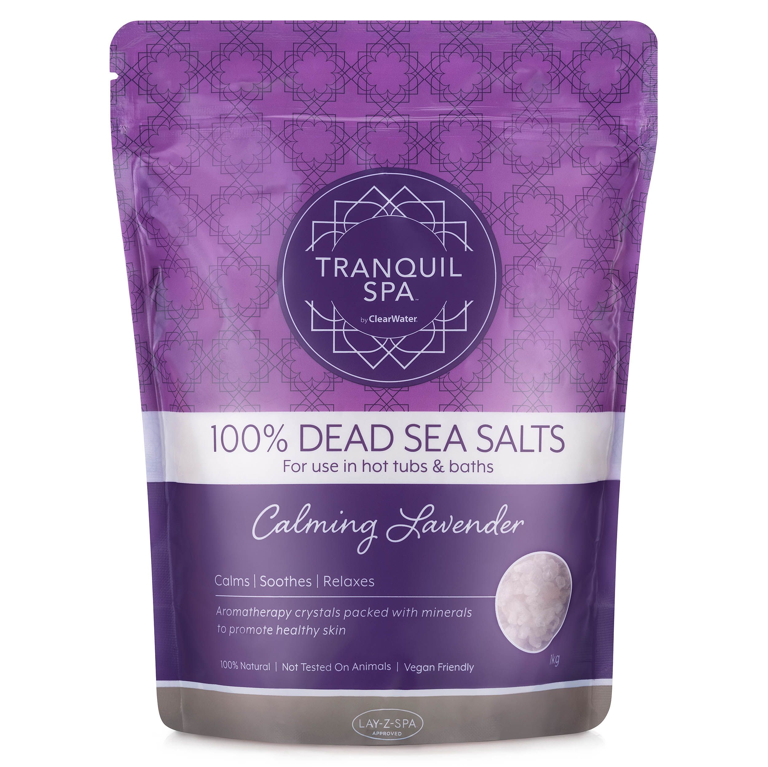 Clearwater Tranquil Spa Dead sea salts Calming Lavender Aromatherapy