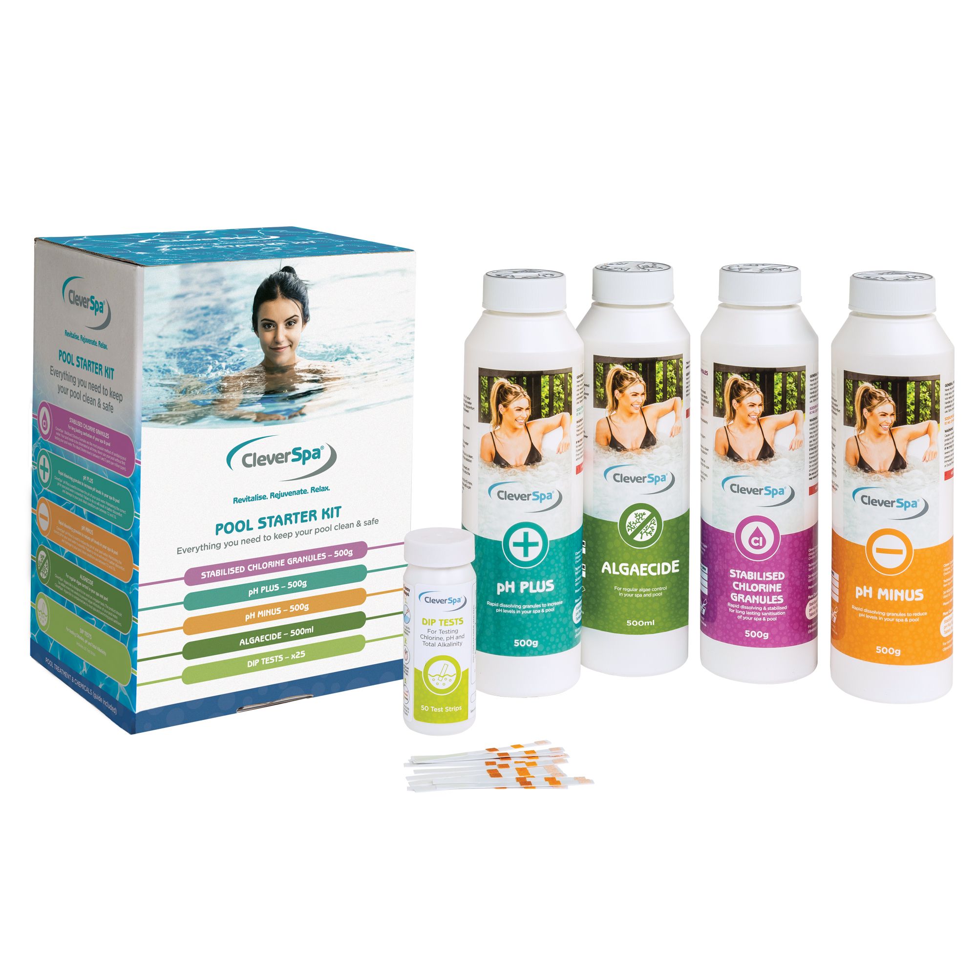 CleverSpa Chemical starter kit, Set DIY at B&Q