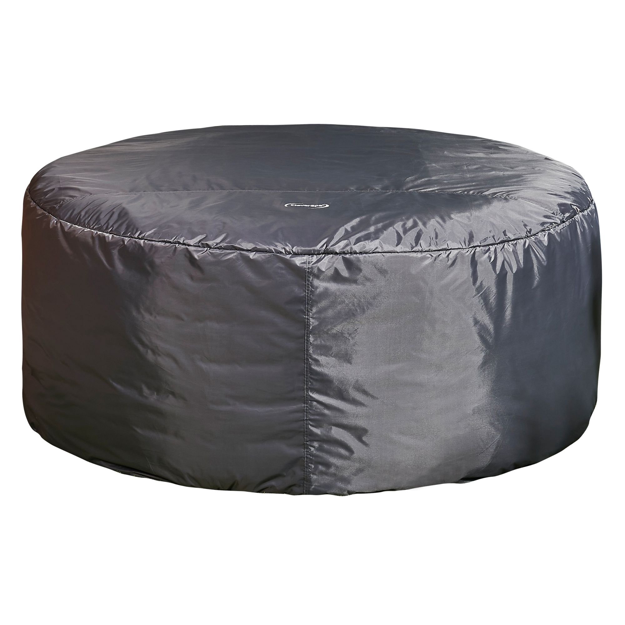 Poolparts Grey Square Hot Tub Cover - 228cm X 228cm, Thermal Insulating Spa Cover