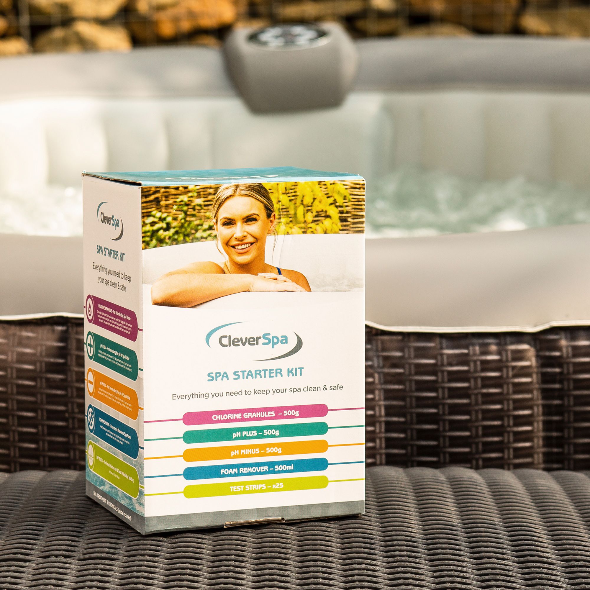CleverSpa Hot tub & swim spa Chemical starter kit 2.05kg, Set