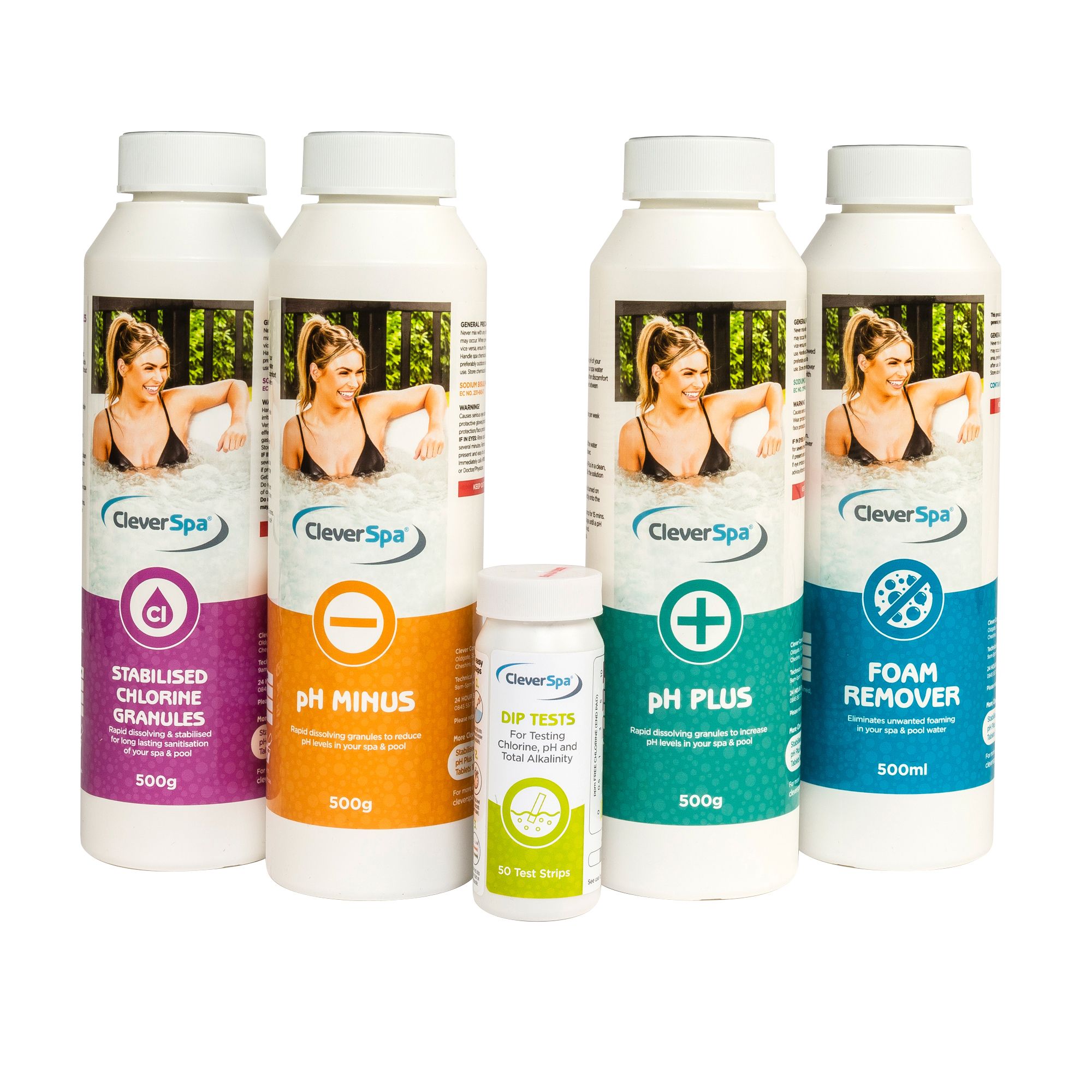CleverSpa Hot tub & swim spa Chemical starter kit 2.05kg, Set